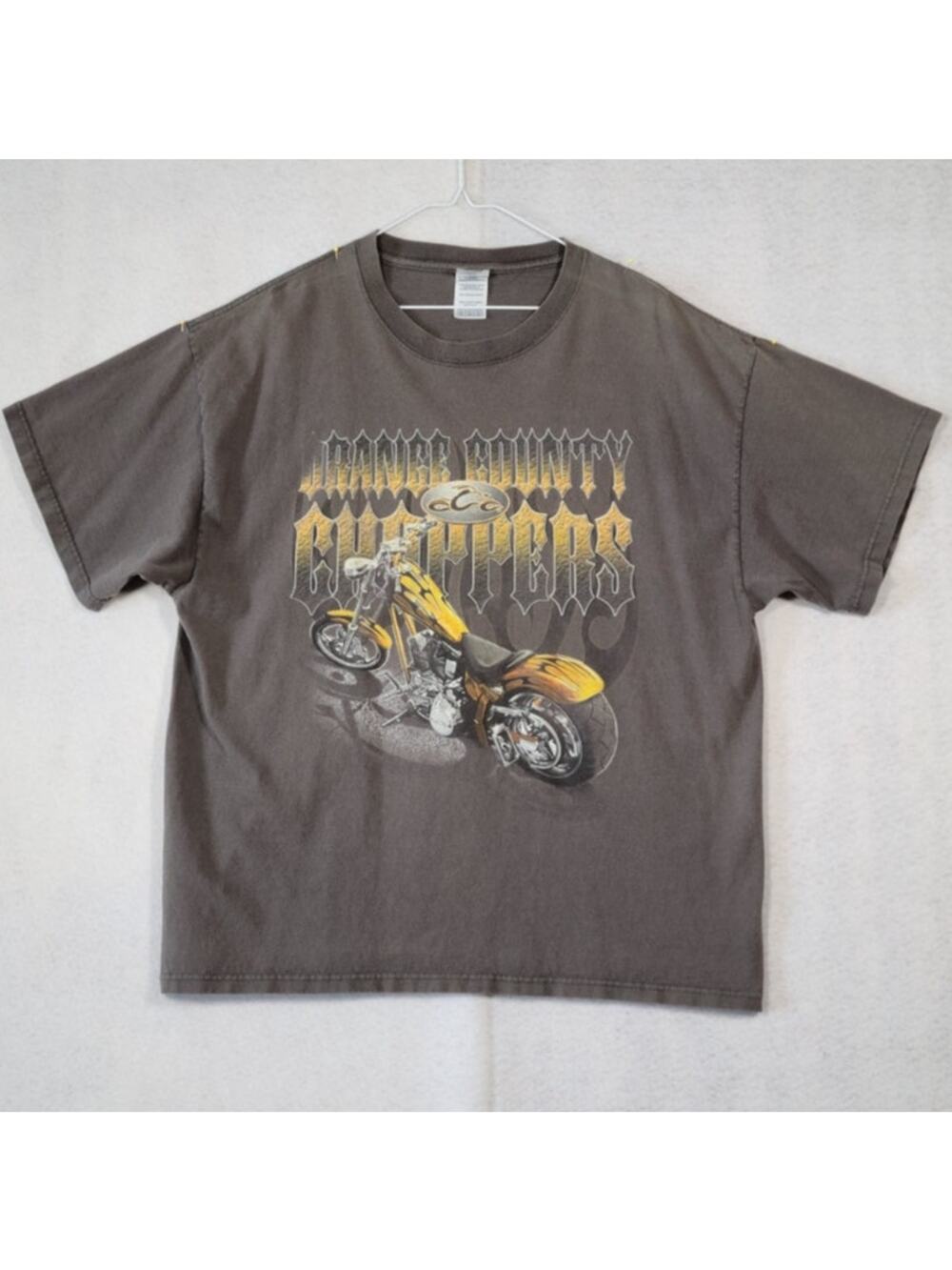 Delta Magnum Weight Orange County Choppers T-Shirt, Men Size XL PRE-OWNED